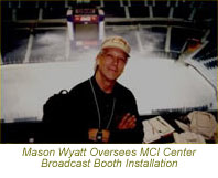 Mason at MCI Center Installation